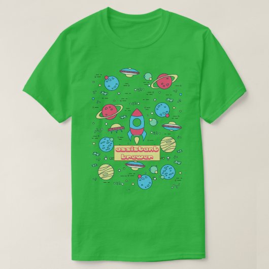 ASSISTANT BREWER 2 T-SHIRT (Design voorkant)