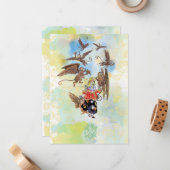 Assistant classique de Oz Cartes de notes 1 de 21  (Devant/Arrière en situation)