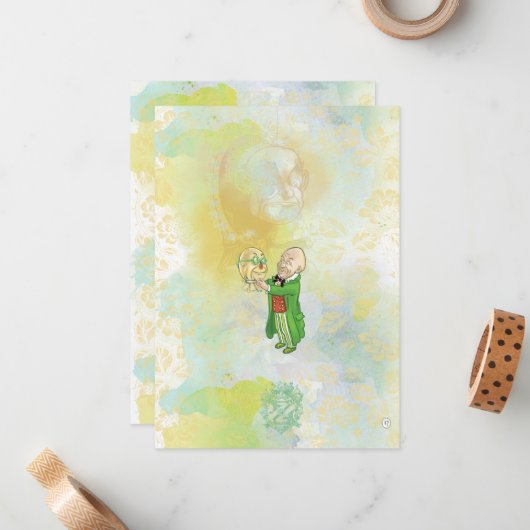 Assistant classique de Oz Cartes de notes 1 de 21  (Devant/Arrière en situation)