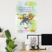 ASSISTANT CLASSIQUE D'OZ POSTER - Briques Jaunes (Bureau à domicile)