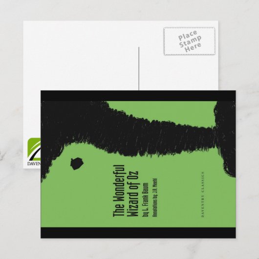 Assistant de carte postale annotée Oz (Devant / Derrière)