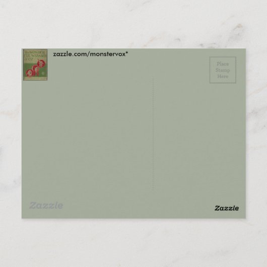 Assistant de carte postale Oz (Dos)