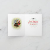 ASSISTANT DE LA FAMILLE OZ CARTE DE NOËL + VOTRE P (Intérieur)