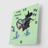 ASSISTANT DE L'OZ FLYCH CARRÉ WALL HORLOGE (Angle)