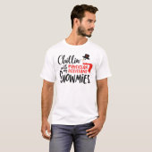 Assistant de médecin de Noël Snowmies T-shirt (Devant entier)