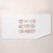 Assistant Dentaire de Pâques Dentiste Tooth Bunny  (Serviette de bain)