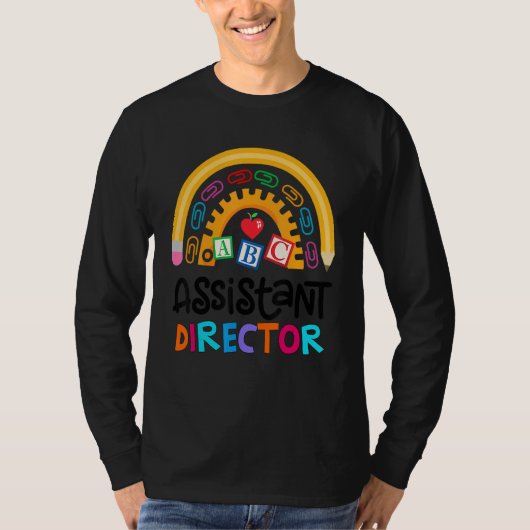 Assistant Director Appreciation Week Theater Nursi T-shirt (Voorkant)