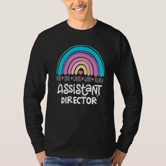 Assistant Director Appreciation Week Theater Nursi T-shirt (Voorkant)