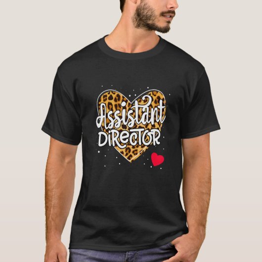 Assistant Director Appreciation Week Theater Valen T-shirt (Voorkant)