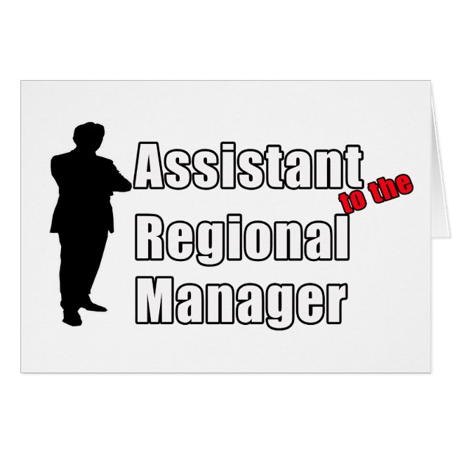 Assistant drôle au directeur régional (Devant horizontal)