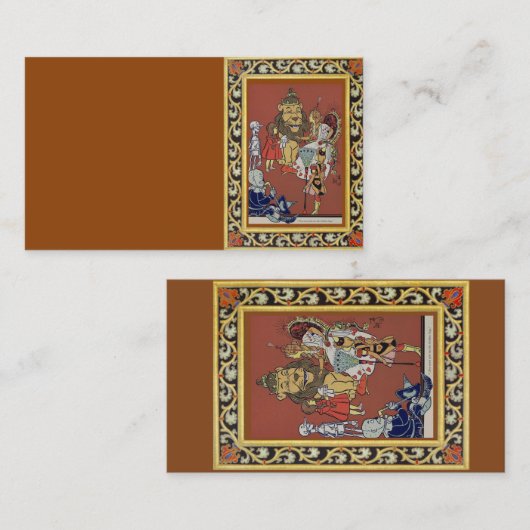 Assistant du Carte de visite Oz (Devant / Derrière)