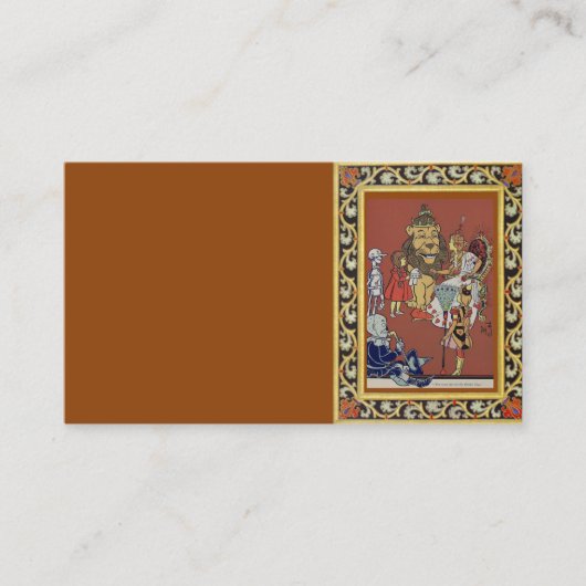 Assistant du Carte de visite Oz (Devant)