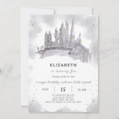 Assistant École Invitation d'anniversaire (Devant)