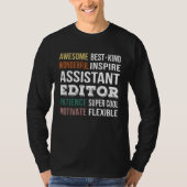Assistant Editor  Appreciation T-shirt (Voorkant)