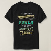 Assistant enseignant classique TShirt (Design devant)
