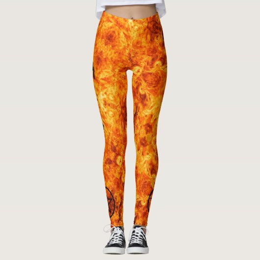 Assistant Feu FUEGO Leggings en cours de rotation  (Devant)