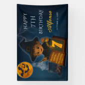 Assistant Halloween bannière fête d'anniversaire (Verticale)
