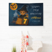 Assistant Halloween bannière fête d'anniversaire (Insitu)