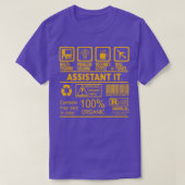 ASSISTANT IT NICE DESIGN 2017 Classic TShirt (Design devant)