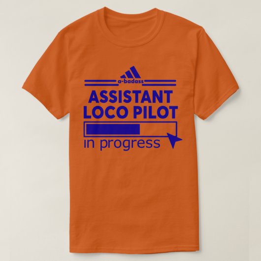 ASSISTANT LOCO PILOT T-SHIRT (Design voorkant)