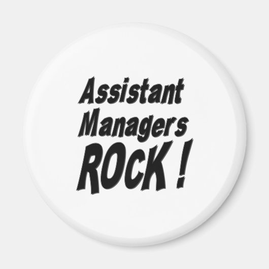 Assistant Managers Rock ! Magnet (Devant)