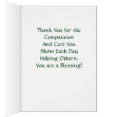 Assistant physicien Thank You Card (Intérieur (Droit))