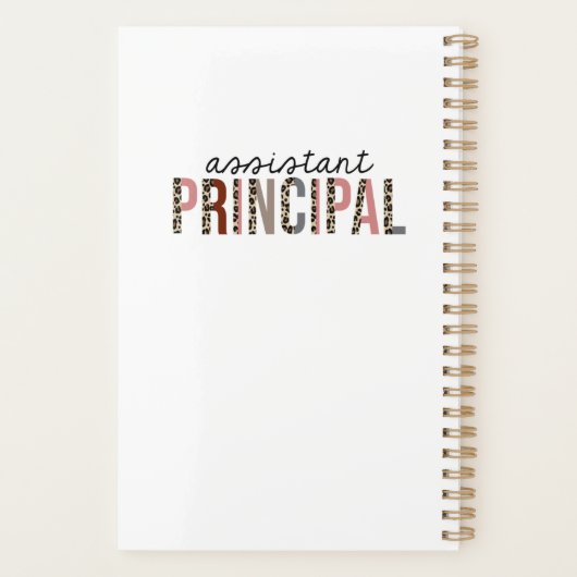 Assistant Principal Leopard Print Funny (Dos)