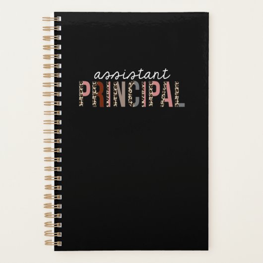 Assistant Principal Leopard Print Funny Gift (Devant)