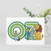 Assistant vintage de caractères Oz Invitation (Debout devant)