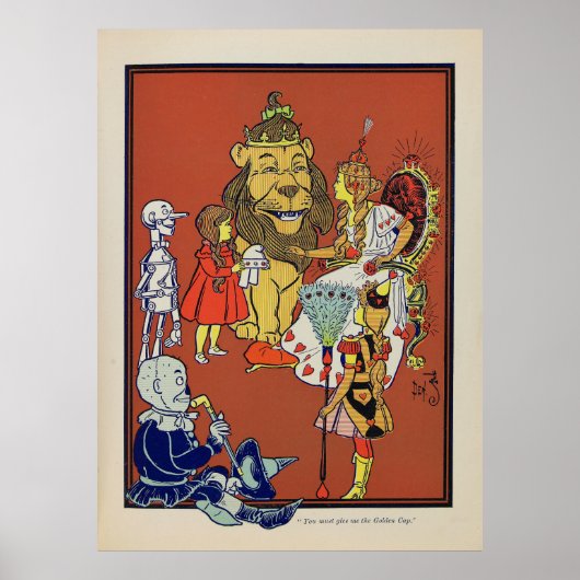 Assistant vintage Oz - Grande impression (Devant)