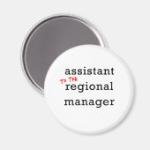 Assistent (aan de regionale beheerder) magneet (Voorkant / Achterkant)