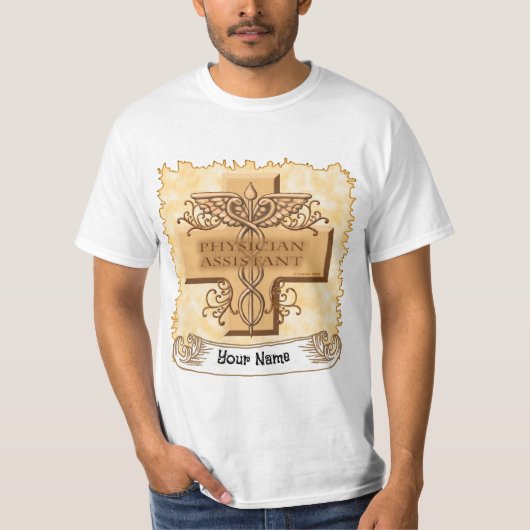 Assistent-arts Caduceus T-shirt (Voorkant)