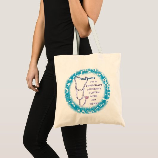 Assistent arts canvas tas hart (Voorkant (product))