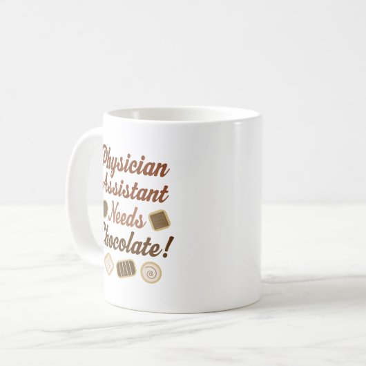 Assistent arts (Funny) Gift Koffiemok (Voorkant links)