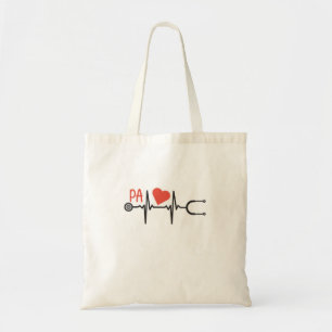 Assistent arts hartslag PA Medische studenten Tote Bag