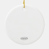 Assistent arts Heart Keramisch Ornament (Achterkant)