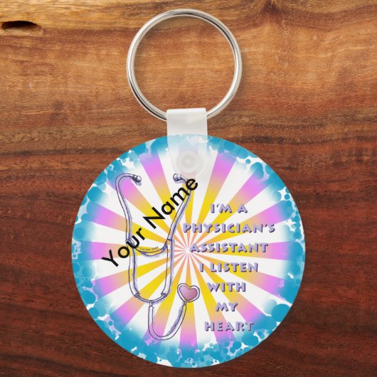 Assistent arts Heart Sleutelhanger (Voorkant)