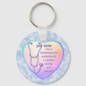 Assistent arts Heart Sleutelhanger (Voorkant)