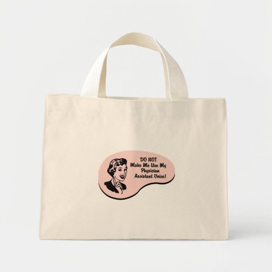 Assistent-arts Mini Tote Bag (Voorkant)