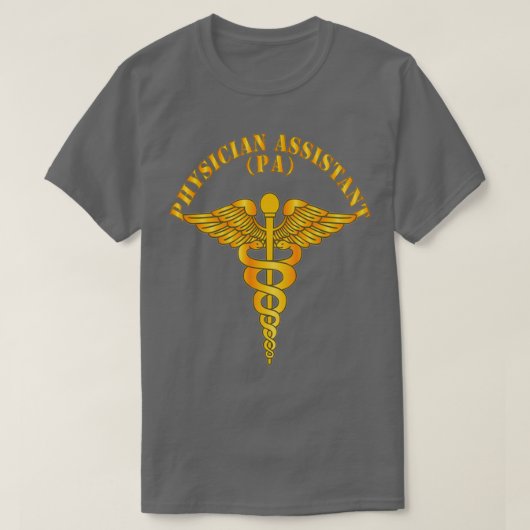 Assistent arts Pa assistent T-shirt (Design voorkant)