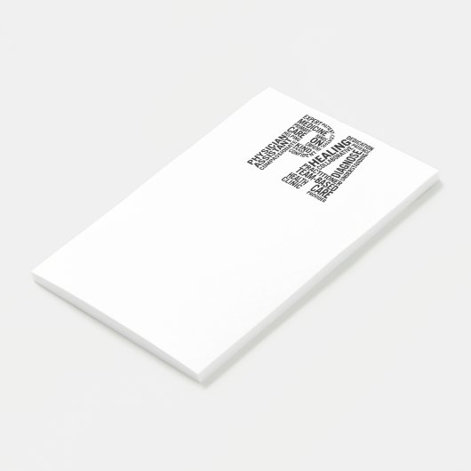 Assistent arts PA Post-it® Notes (Schuin)