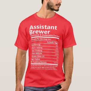 Assistent-boerenvoeding en onmiskenbare factor t-shirt