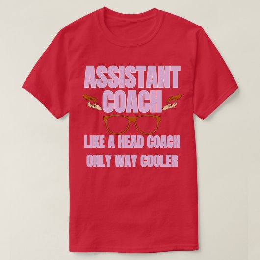 Assistent-coach 8 t-shirt (Design voorkant)