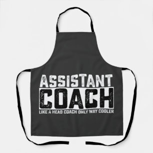 Assistent-Coach Als Een Hoofdcoach Alleen Maar Vee Schort