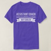Assistent-coach als hoofdcoach maar koeler t-shirt (Design voorkant)