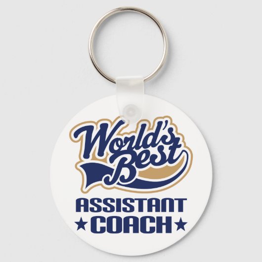 Assistent Coach Gift Sleutelhanger (Voorkant)