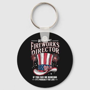 Assistent Directeur Vuurwerk USA 4 juli Sleutelhanger