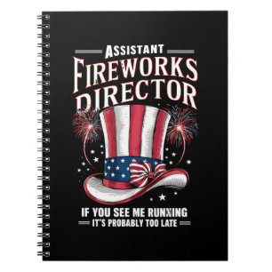 Assistent-directeur vuurwerk VS 4 juli Notitieboek