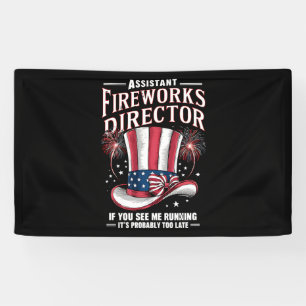 Assistent-directeur vuurwerk VS 4 juli Spandoek