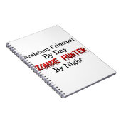 Assistent-directeur Zombie Hunter Notitieboek (Rechterzijde)